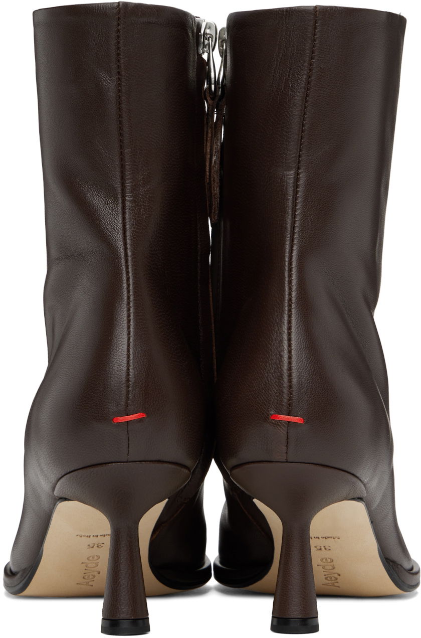 Облекло Aeyde Aeyde Dorothy Ankle Boots Кафяво | A11-AB-IRNR65ST99-FW24-953-007, 1