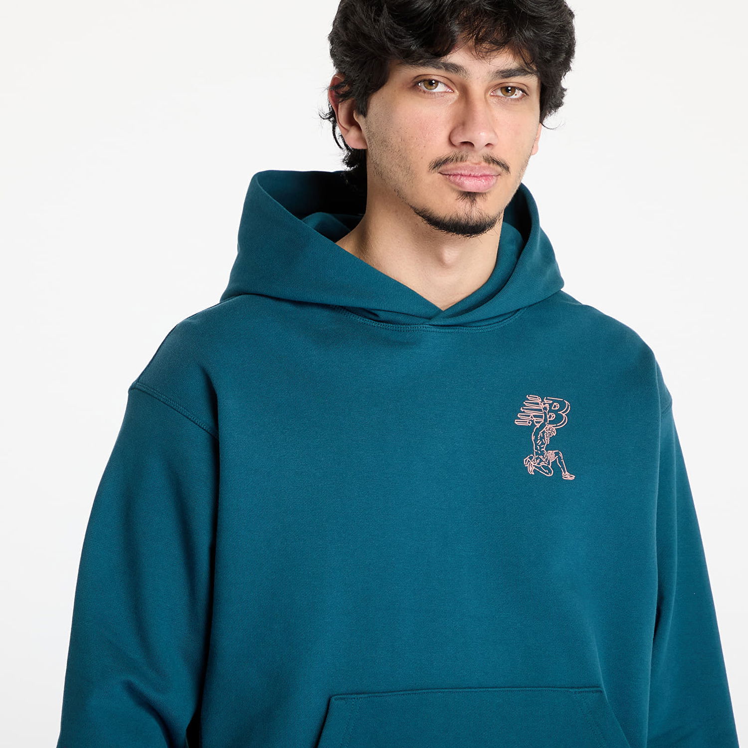Суитчър New Balance Hoodie Athletics Higher Learning Зелено | NBMT51979DOE, 1