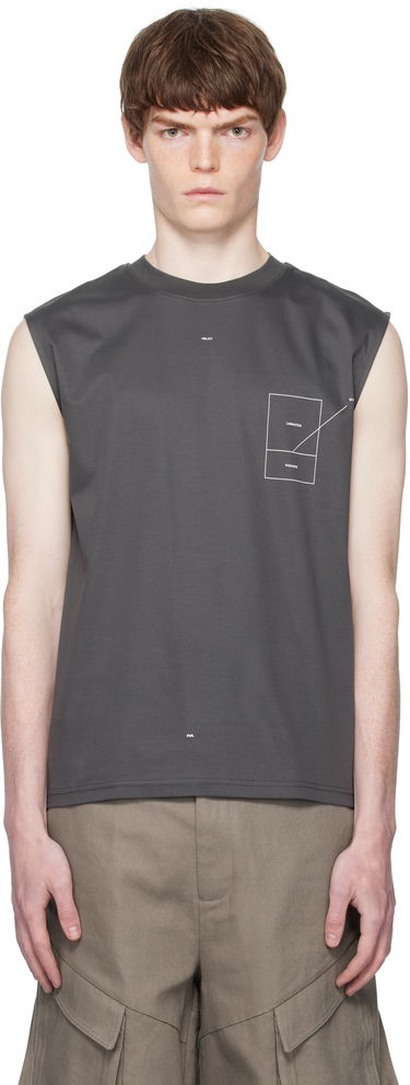Потник HELIOT EMIL HELIOT EMIL Retina Tank Top Сиво | PREAW25_M_09_145_DGY05, 0