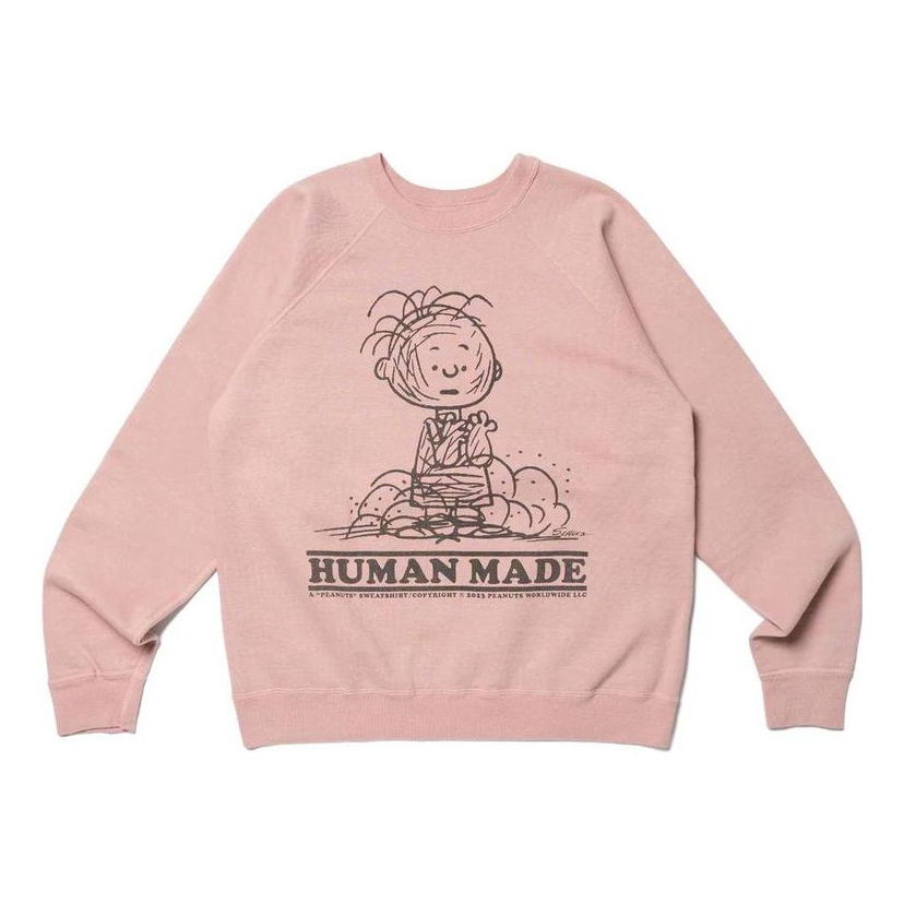 Суитчър Human Made Charlie Brown Graphic Print Sweatshirt Розово | HM24CS044