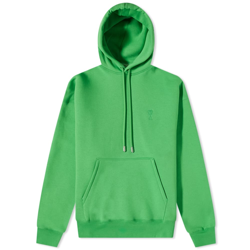 Суитчър AMI Tonal Heart Hoodie Зелено | USW212-740-300, 0