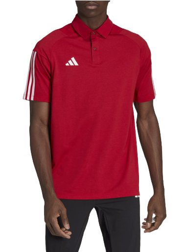 Поло тениска adidas Performance Tiro 23 Competition Polo Червено | hi3049