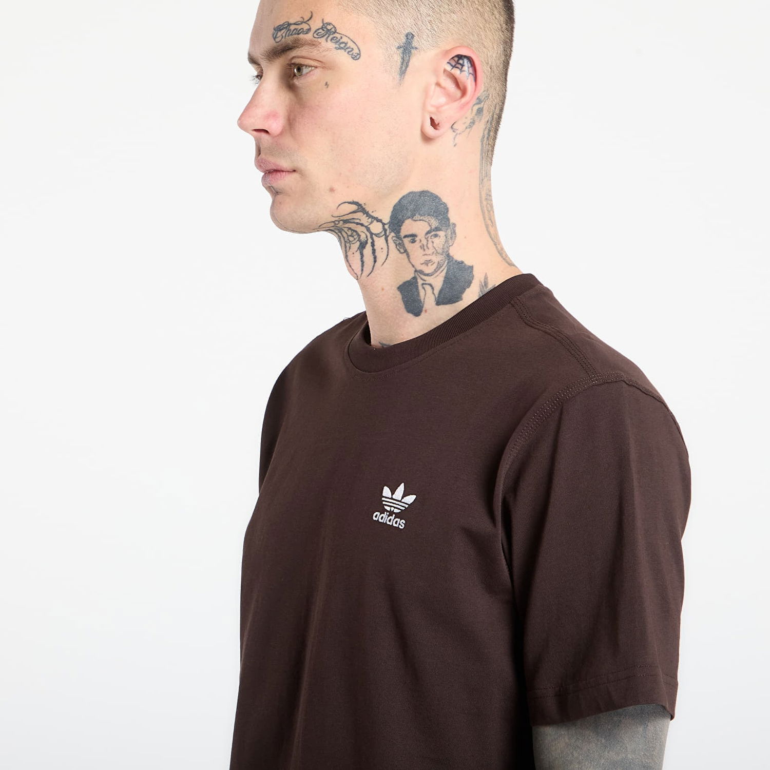 Тениска adidas Performance Trefoil Essentials T-Shirt Кафяво | KE1146, 1