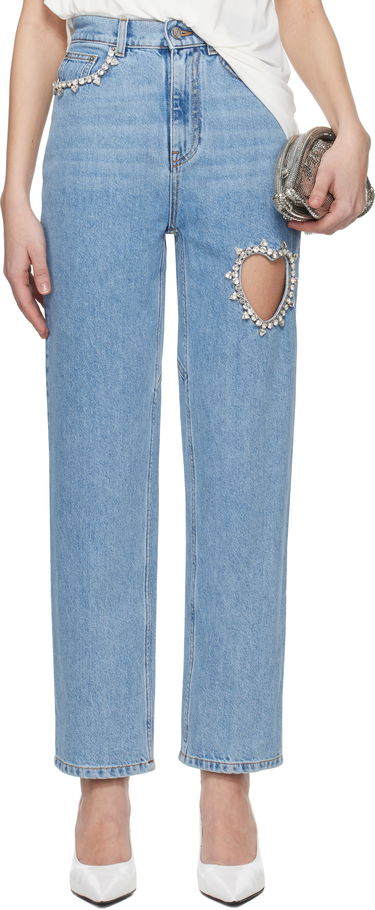Дънки Area AREA Crystal Heart Cutout Jeans Синьо | 0000PA0069DE01, 0