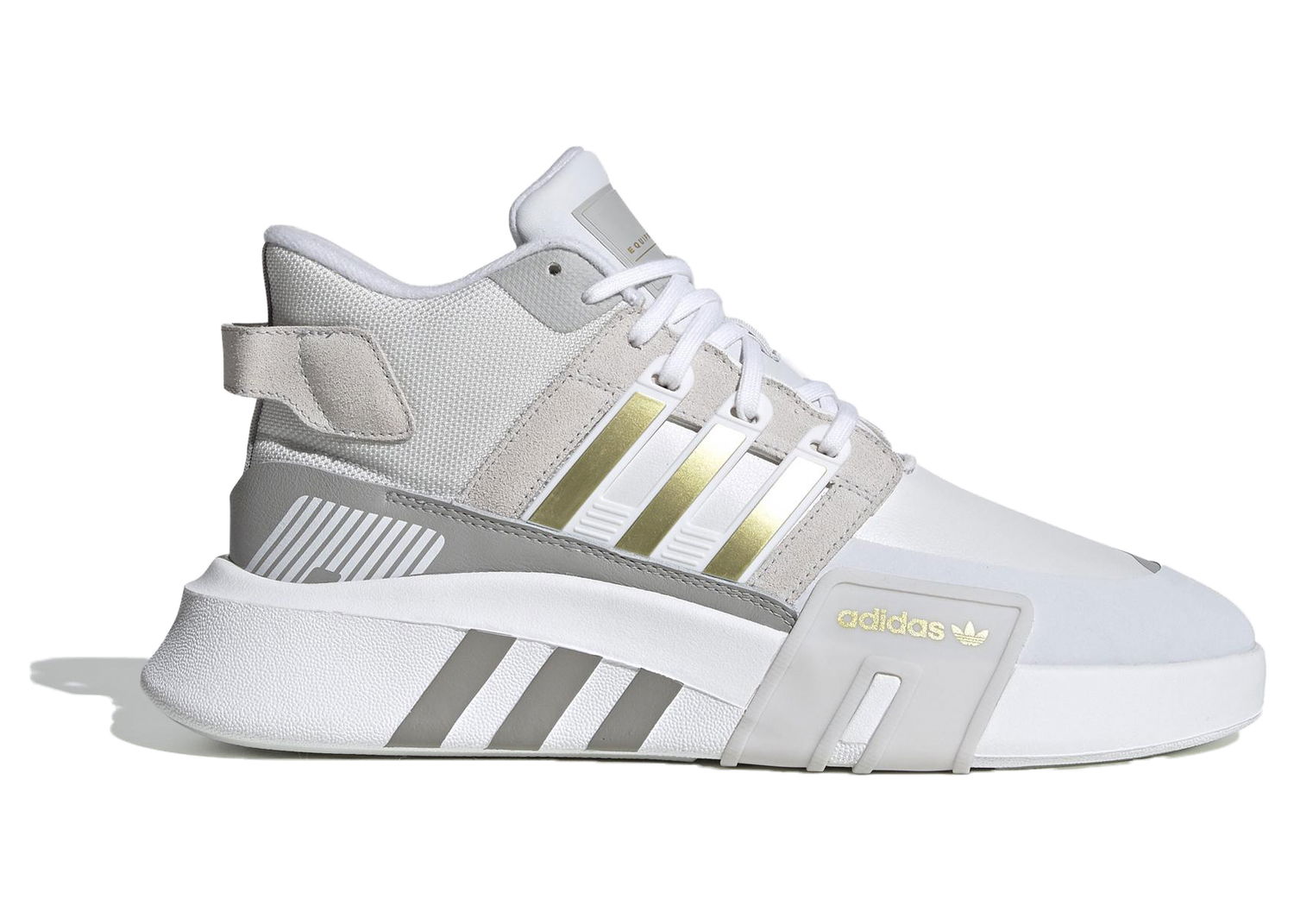Кецове и обувки adidas Originals EQT Bask ADV V2 Gold Metallic Бяло | FW4254, 0