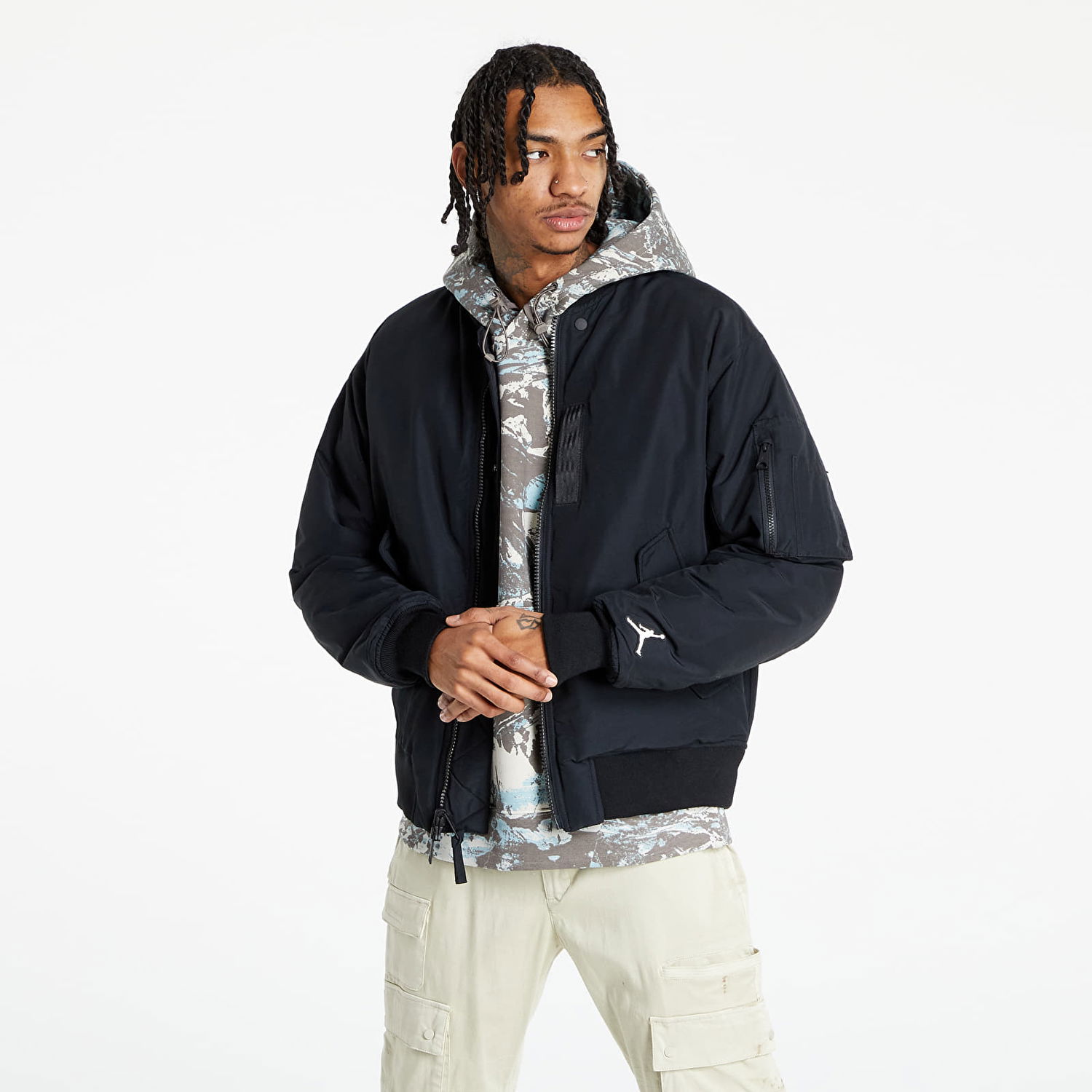 Яке бомбър Jordan MA-1 Jacket Черно | DA9796-010, 0