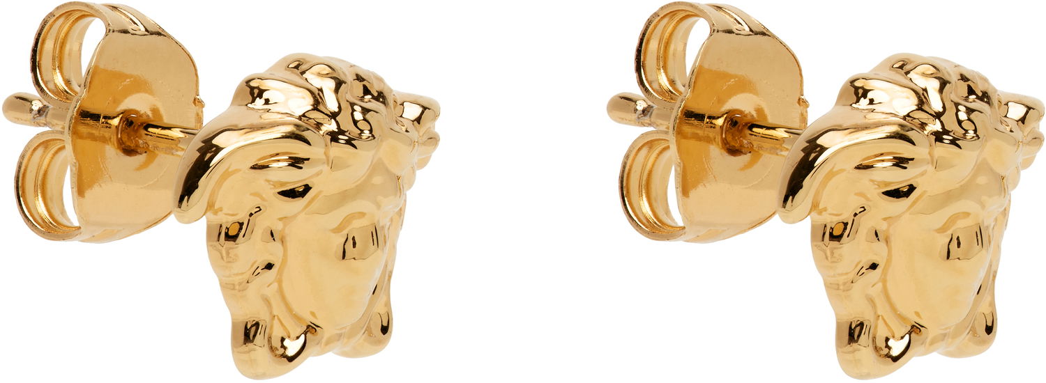 Обеци Versace Medusa Earrings Бежово | DG25591_DMT1, 1