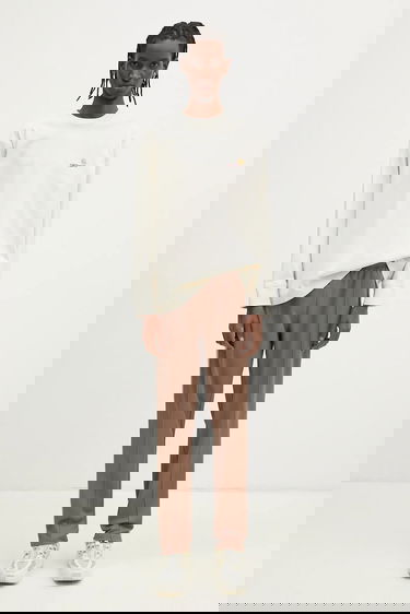 Тениска Carhartt WIP Carhartt WIP Long Sleeve T-Shirt with Logo Бежово | I029955.NATURAL, 4