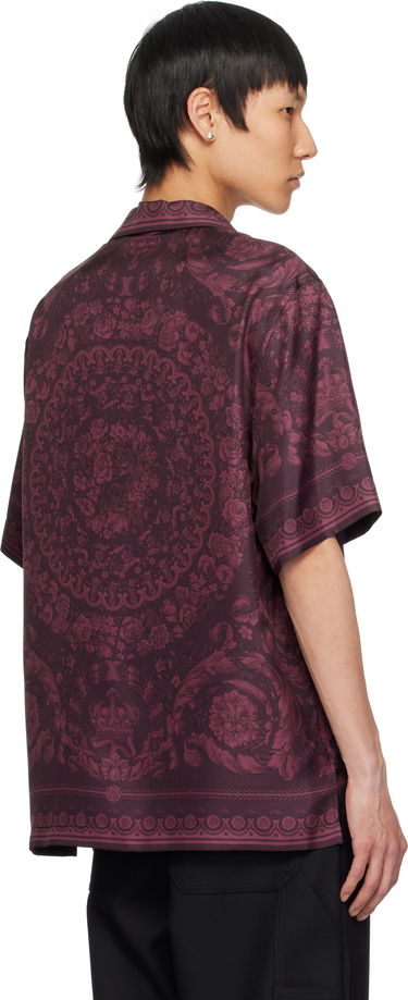 Риза Versace Versace Barocco Silk Shirt Лилаво | 1003926_1A13557, 2