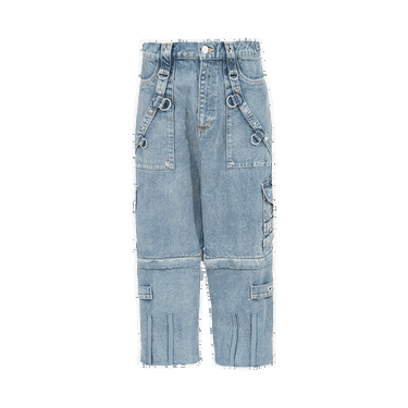 Дънки Balenciaga Raver Baggy Pants Синьо | 681703 TJW60 4012, 0