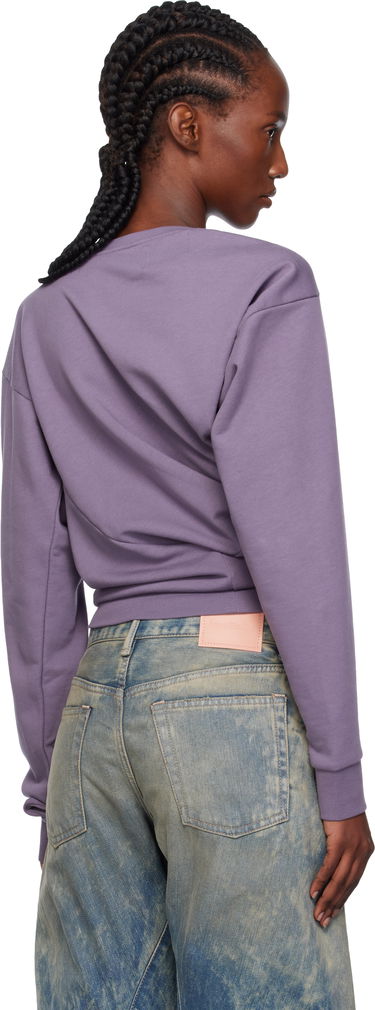 Суитчър Vivienne Westwood Vivienne Westwood Hebo Draped Sweatshirt Лилаво | 3I010015-J006O-, 2