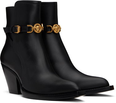 Кецове и обувки Versace Versace Medusa '95 Ankle Boots Черно | 1015913_1A04174_1B00V, 3