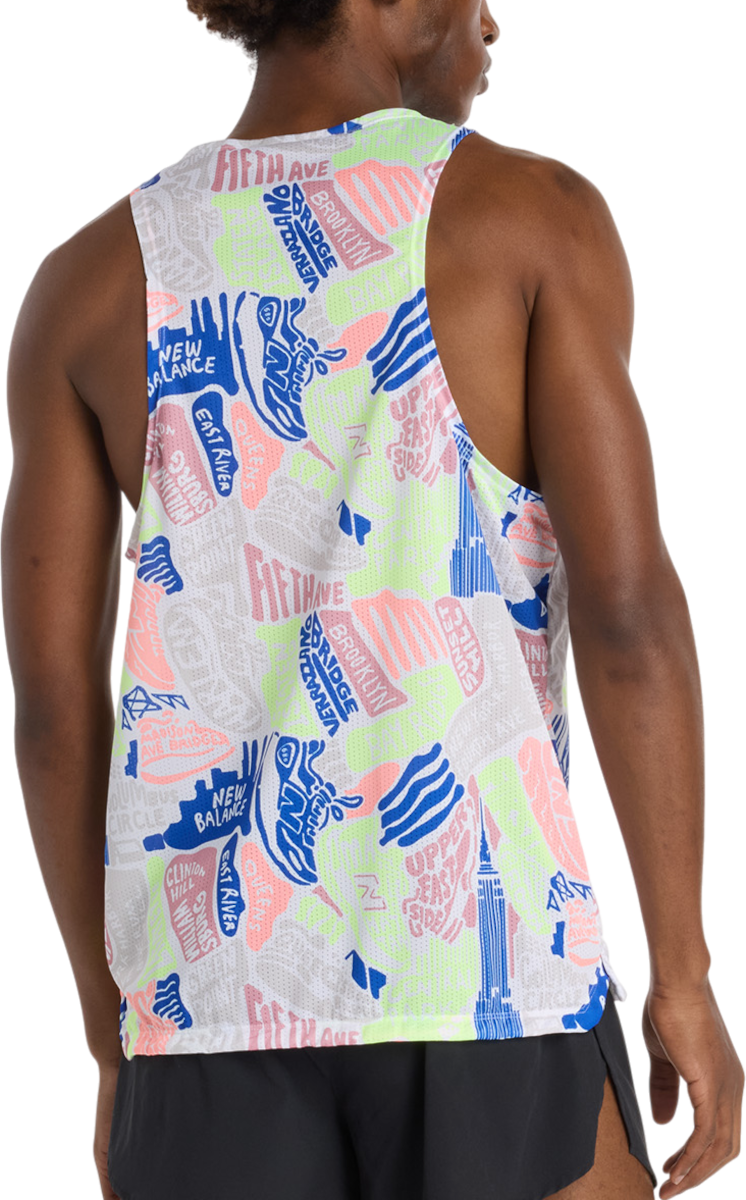 Потник New Balance NYC Marathon Print Running Singlet Многоцветен | mt53251m-mlt, 1