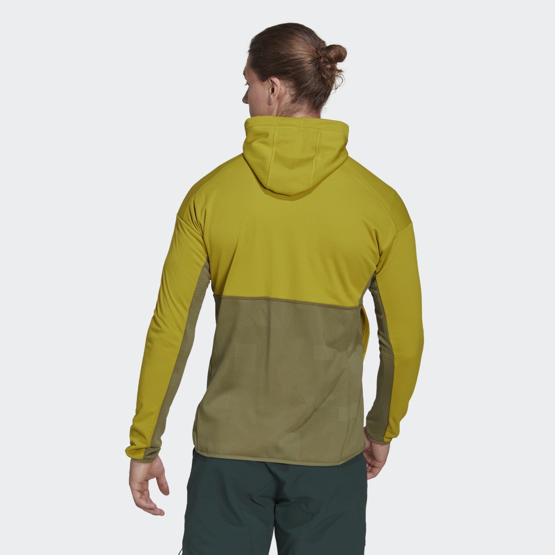 Яке adidas Originals Terrex Zupahike Hooded Fleece Jacket Жълто | HH9217, 1