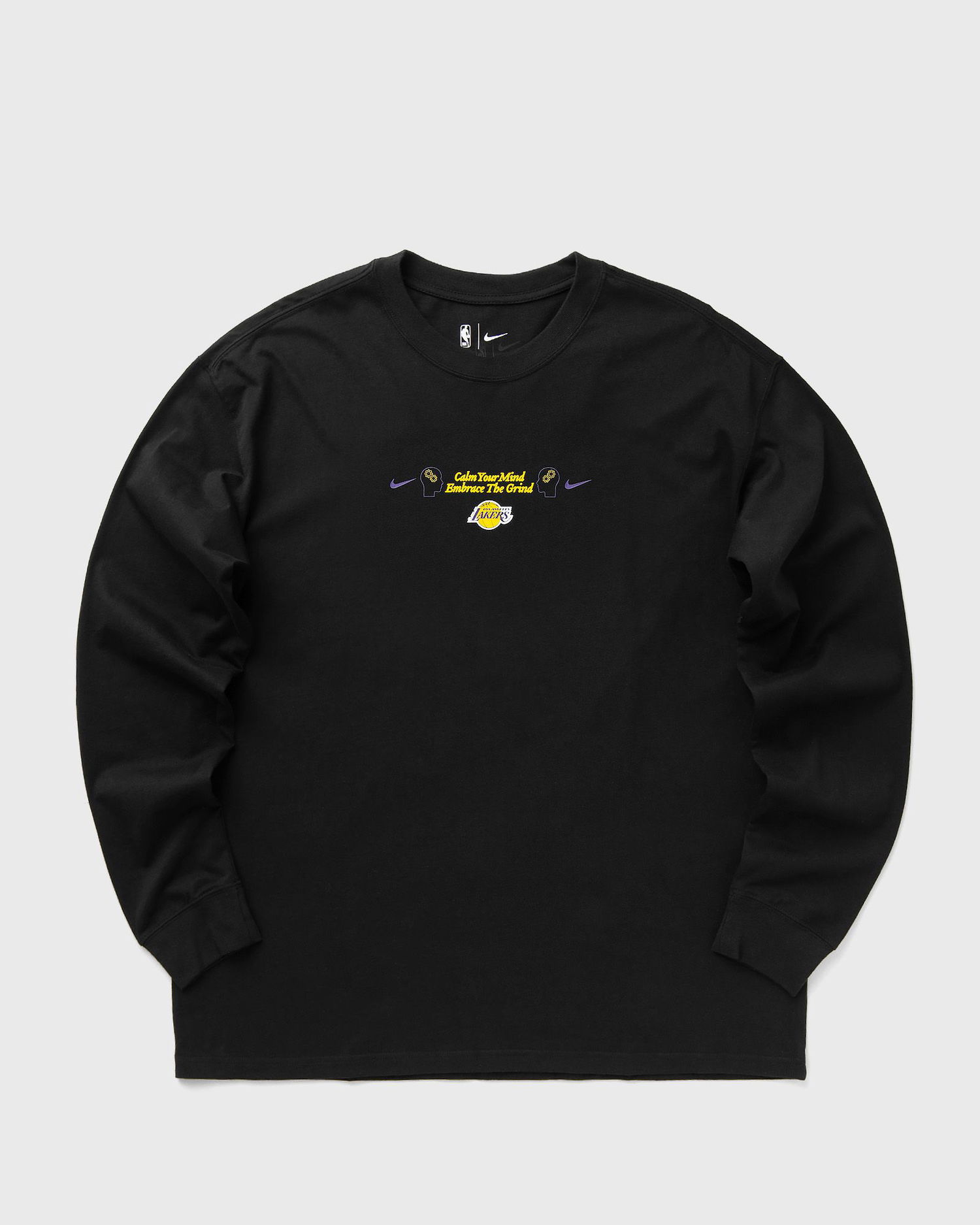 Тениска Nike Los Angeles Lakers MAX90 Long Sleeve Sweatshirt Черно | HQ0662-010, 0