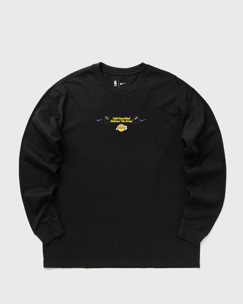 Тениска Nike Los Angeles Lakers MAX90 Long Sleeve Sweatshirt Черно | HQ0662-010
