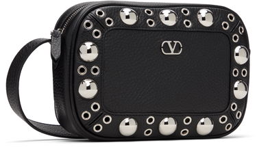 Чанта през рамо Valentino Garavani Nellcôte Studded Shoulder Bag Черно | 7W2B0R74MJL, 1