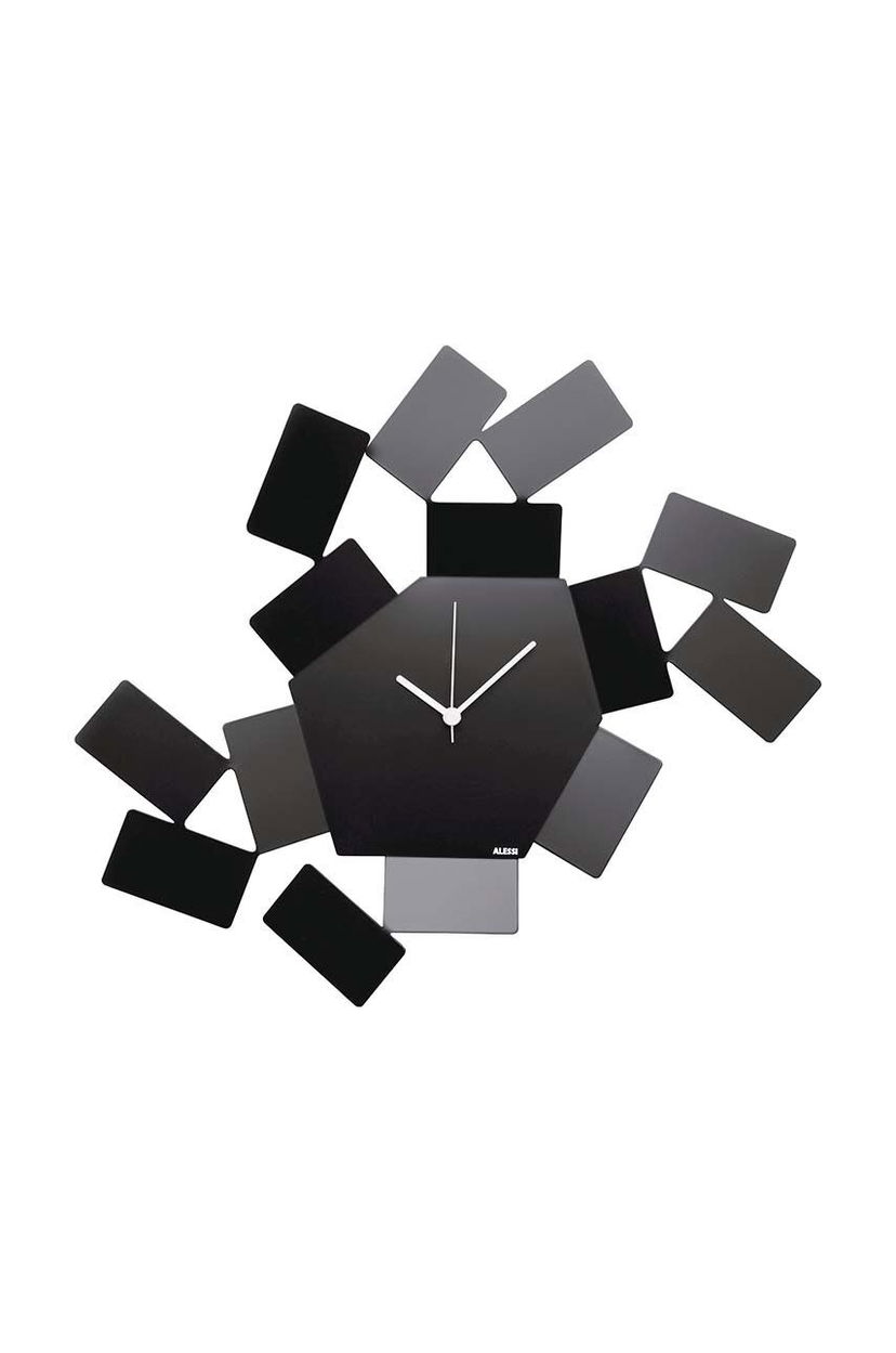 Домашен декор Alessi La Stanza dello Scirocco Wall Clock Черно | MT19.B