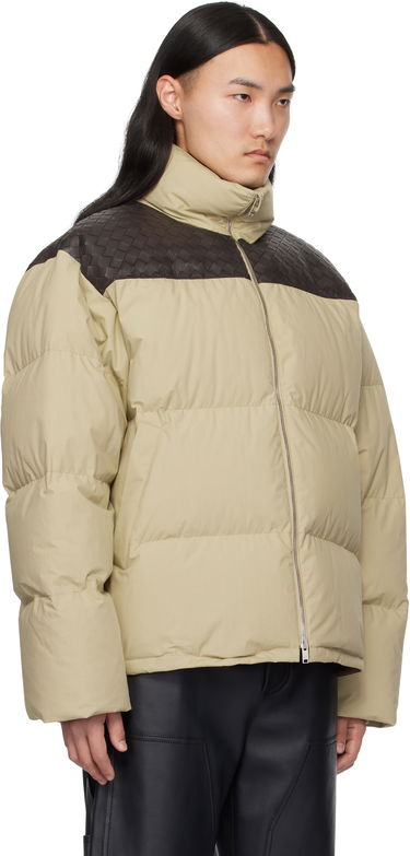 Пухо яке Bottega Veneta Bottega Veneta Frosted Poplin Puffer Jacket Бежово | 815198V1LE03008, 1