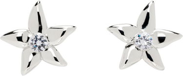 Обеци Collina Strada Collina Strada Mega Starlink Flower Earrings Металик | XX1086, 0