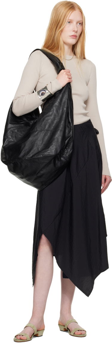 Дамска чанта OUR LEGACY Emporio Armani Leather Goccia Bag Черно | WS2258GM, 3