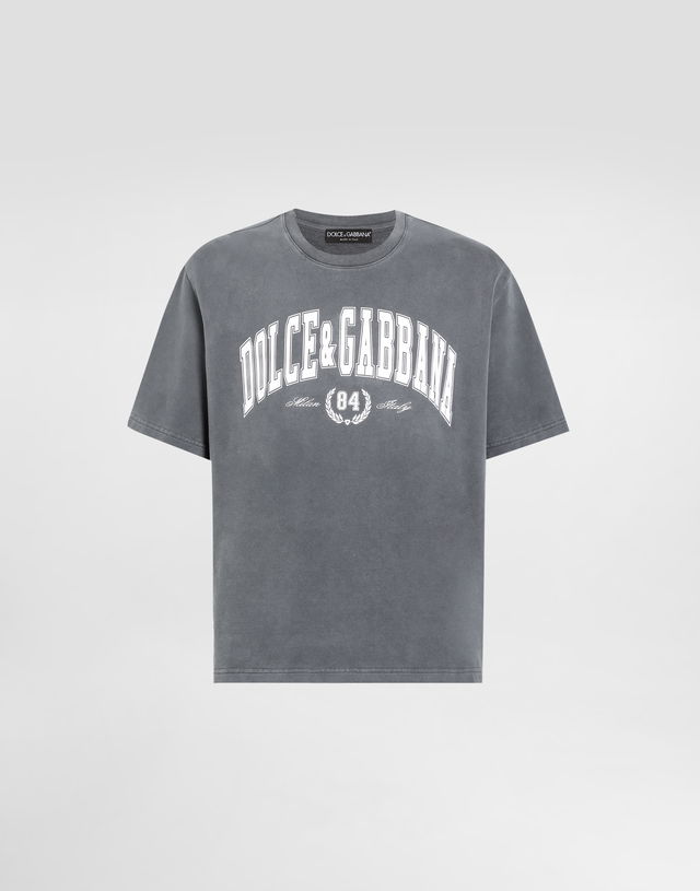 Dolce & Gabbana Cotton T-Shirt with '84' Print