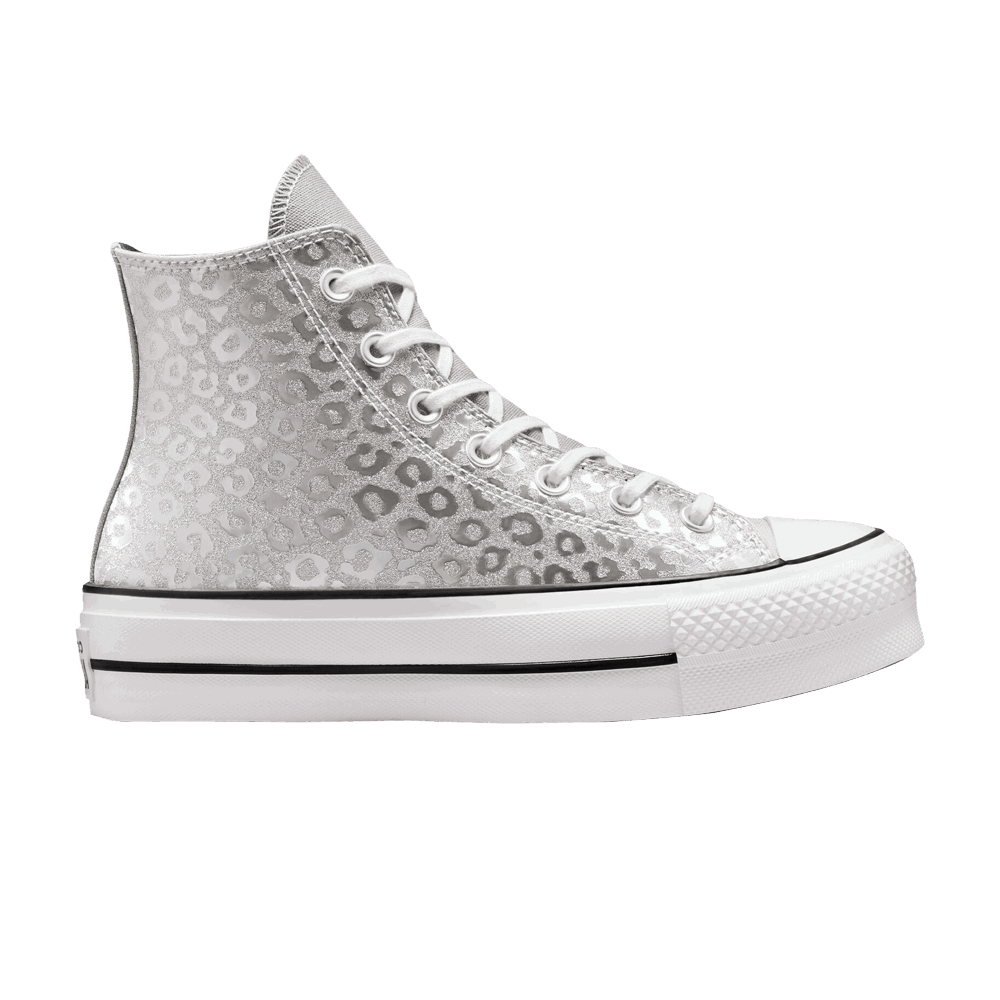 Кецове и обувки Converse Chuck Taylor All Star Platform High "Glitter Leopard Spots" W Металик | 572043C, 0
