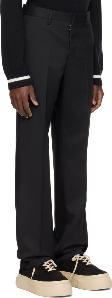 Панталони Maison Margiela MM6 Maison Margiela Creased Trousers Черно | SH0KA0035 M35227, 1