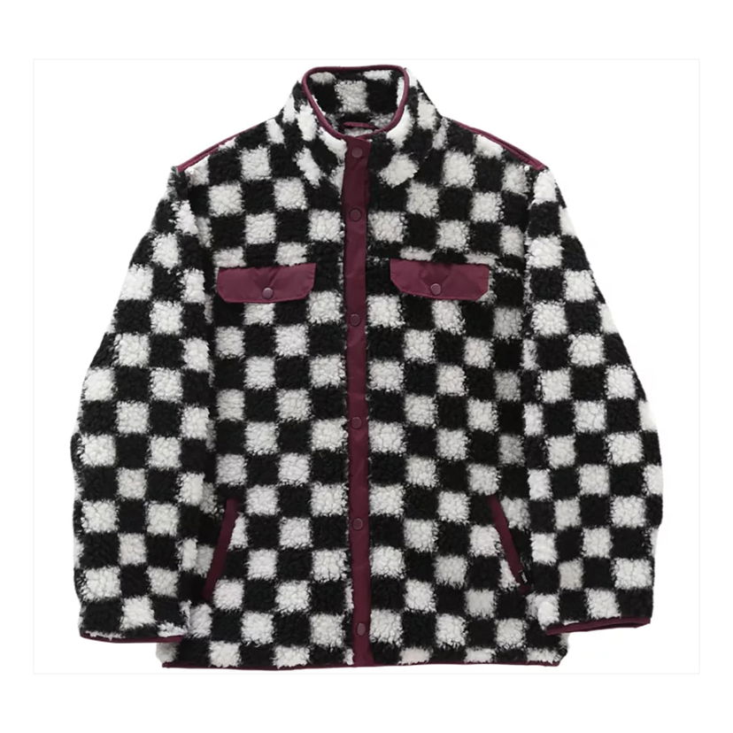 Яке Vans Polar Fleece Checkerboard Jacket Черно | VN0A5LJ3705