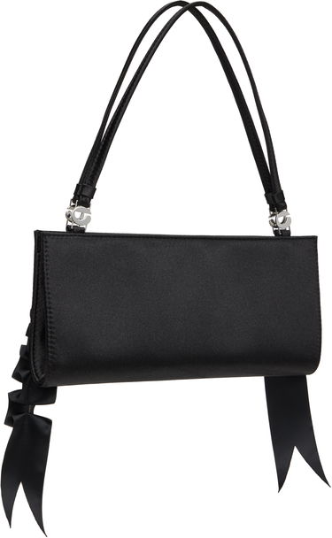 Дамска чанта Coperni Coperni Pleated Ribbon Satin Pochette Bag Черно | COPBA99PRF2041, 2