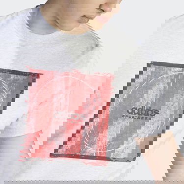 Тениска adidas Performance Tiro Box Graphic Tee Бяло | II5878, 4