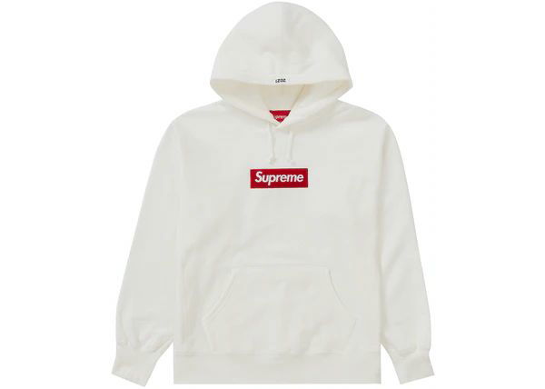 Суитчър Supreme Box Logo Hoodie Бяло | 11060, 0
