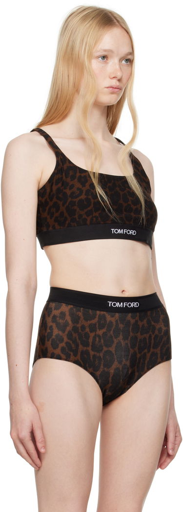 Сутиен Tom Ford Tom Ford Leopard Signature Bralette Кафяво | BRJ016-JEP030, 1