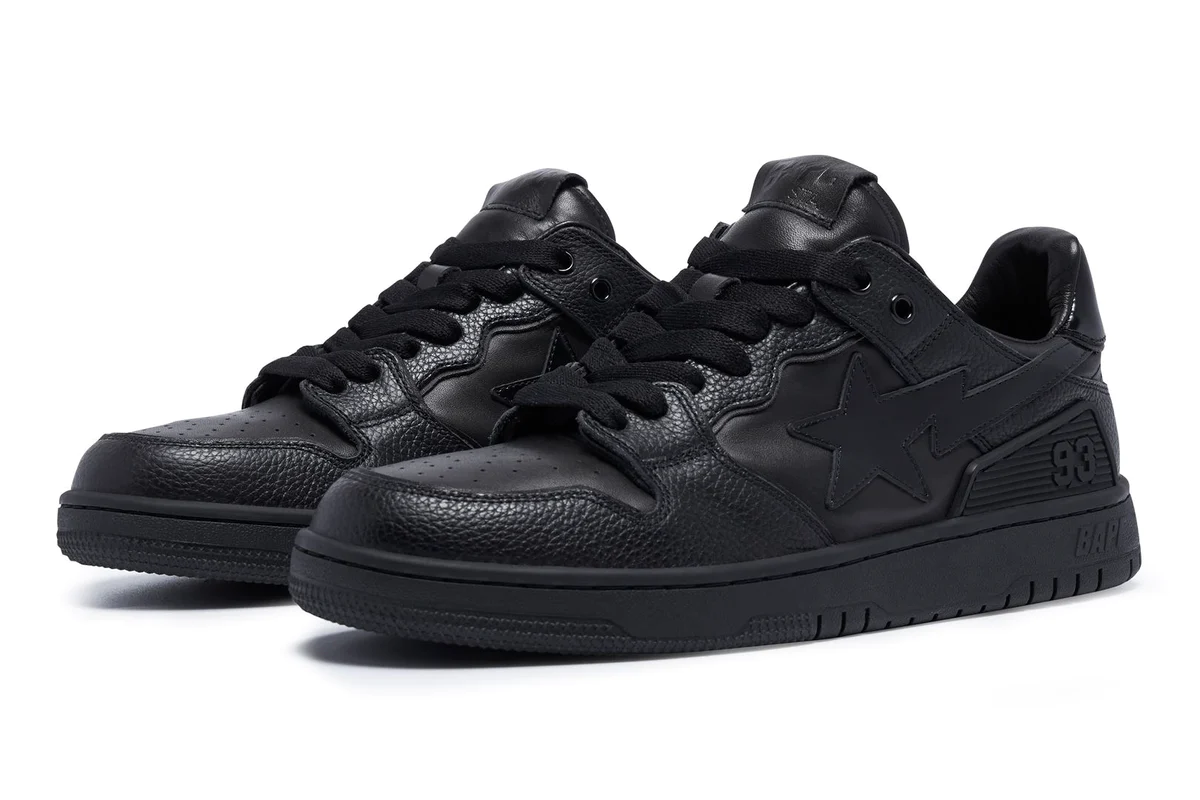 Кецове и обувки BAPE Sk8 Sta #3 M1 "Black" Черно | 0ZXSHWX91010J, 1