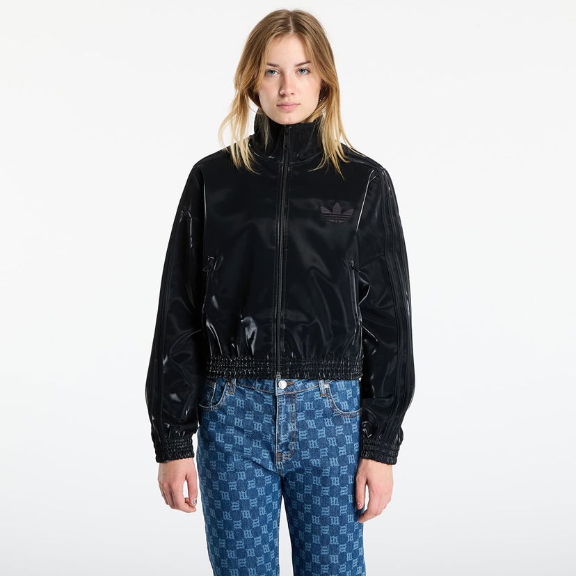 Яке бомбър adidas Originals Adicolor Holiday Shiny Track Top Черно | JY2617