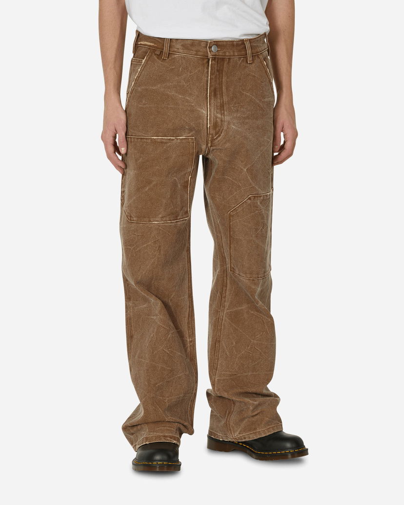 Панталони Acne Studios Patch Canvas Trousers Кафяво | CK0101- ALL