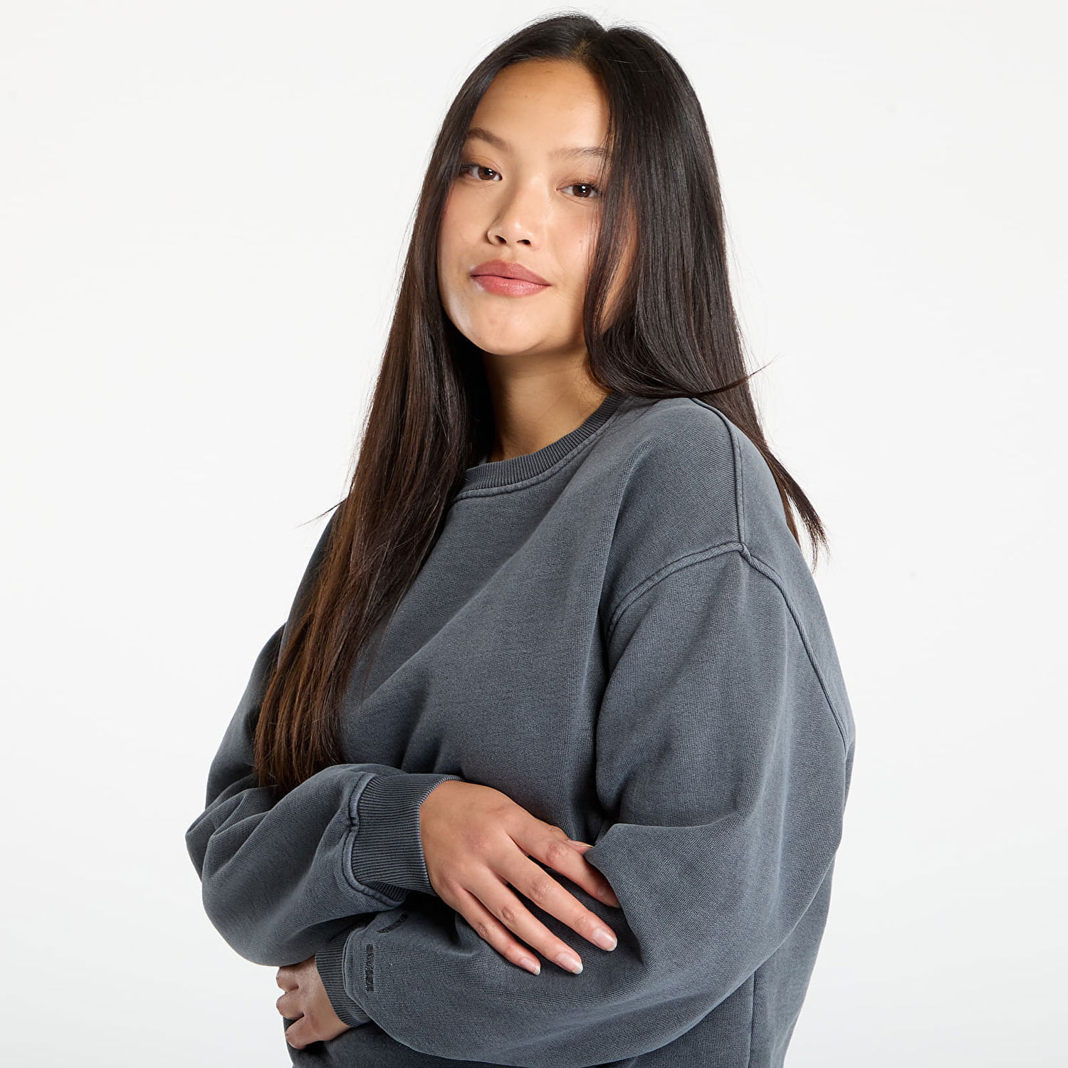 Суитчър Samsoe Samsoe Samsøe Samsøe Sava Cropped Sweatshirt Сиво | F25100113_193916TCX, 1