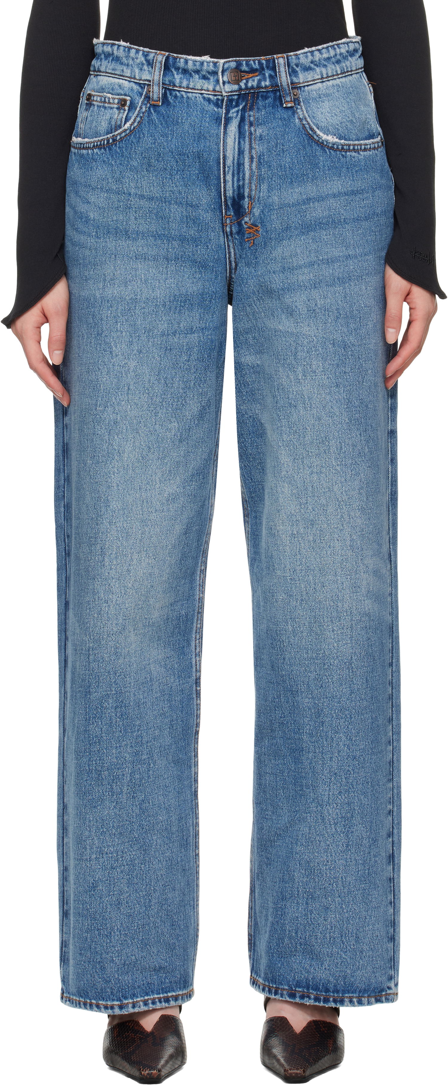 Дънки Ksubi Ksubi Empire Wide Leg Jeans Синьо | WSP25DJ023, 0