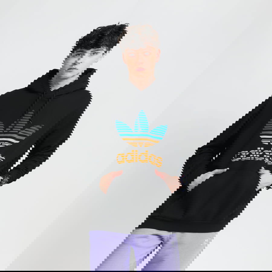 Суитчър adidas Originals Trefoil Ombre Hoodie Черно | GP0158, 0