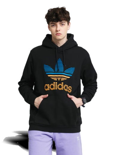 Суитчър adidas Originals Trefoil Ombre Hoodie Черно | GP0158