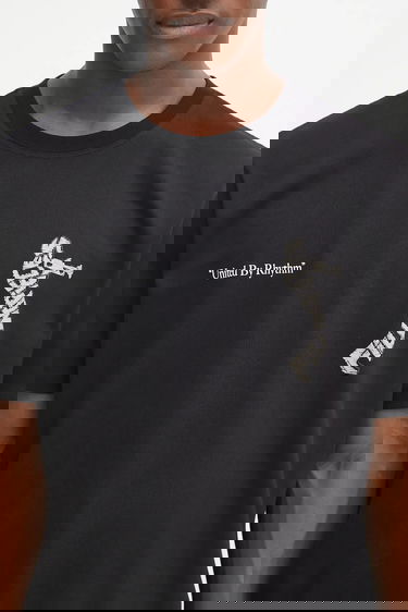 Тениска Filling Pieces Filling Pieces Trumpeteer Graphic T-Shirt Черно | 422520500237, 3