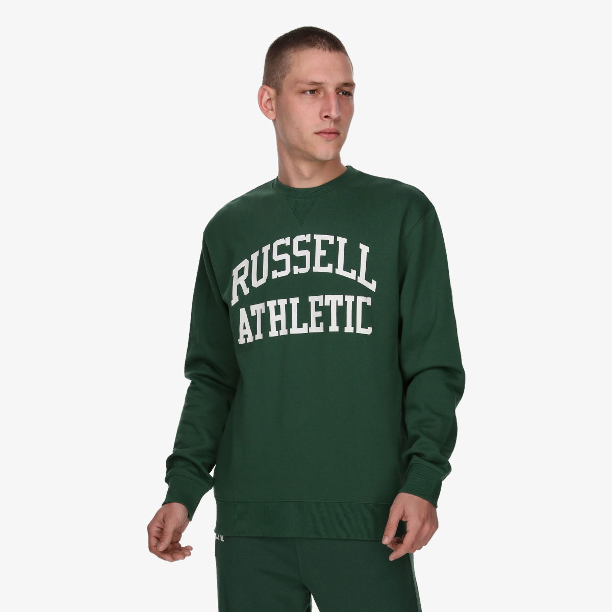 Пуловер Russell Athletic Russell Athletic Crewneck Sweatshirt Зелено | E3-606-2-225, 0