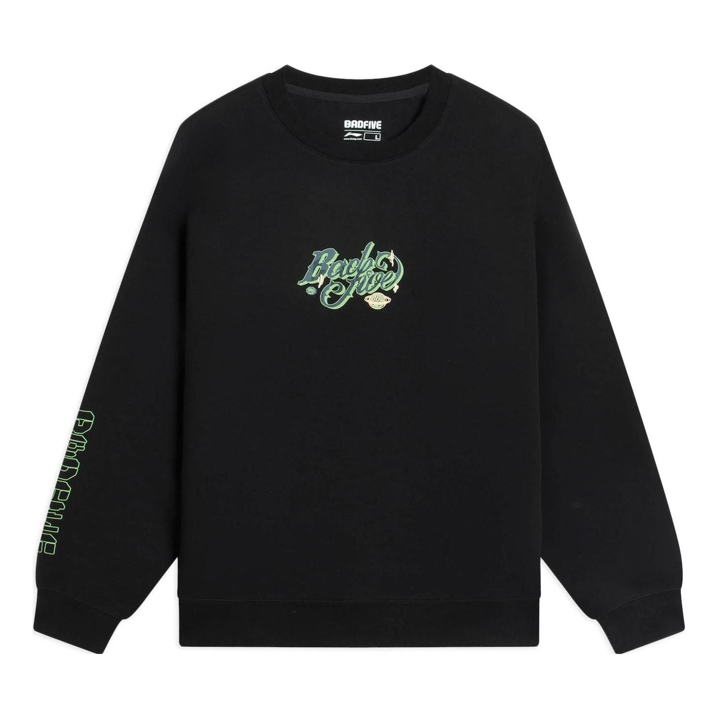 Суитчър Li-Ning BadFive Graphic Sweatshirt Черно | AWDS653-1, 0
