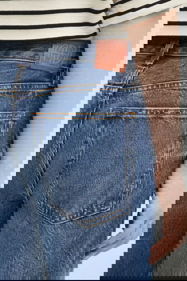 Дънки Anine Bing Anine Bing Gavin High-Waist Jeans Синьо | A.06.11188, 3
