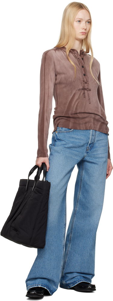 Голяма пазарска чанта Jacquemus JACQUEMUS La Croisière 'The Bambino Shopper' Tote Черно | 25E255BA423-3174, 3