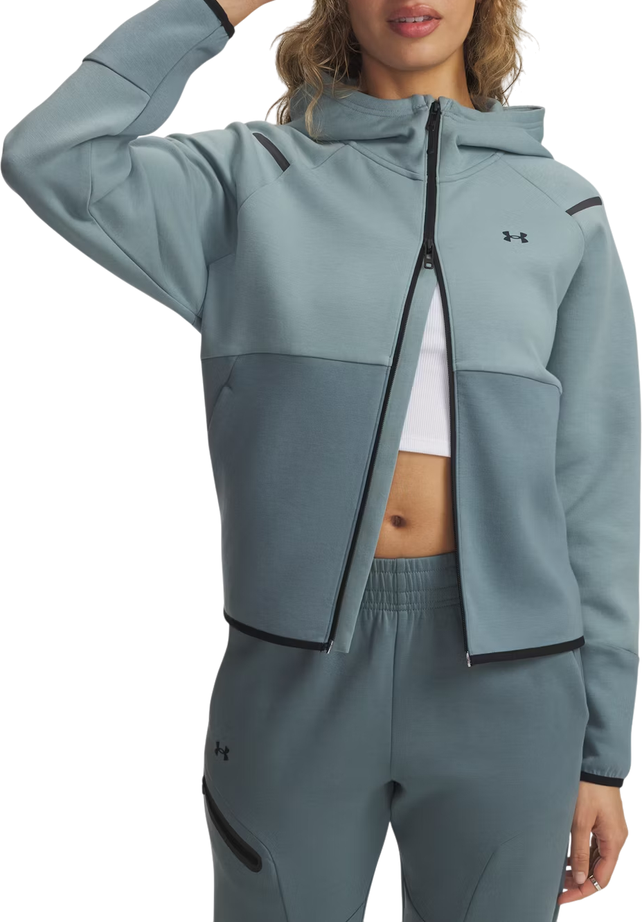 Яке Under Armour Unstoppable Fleece Full-Zip Hooded Jacket Тюркоазено | 1379842-323, 0