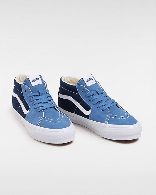 Кецове и обувки Vans Premium Sk8-mid 83 Shoes (lx Stv Navy/white) Unisex White, Size 3.5 Тъмно синьо | VN000CQQDWR, 1