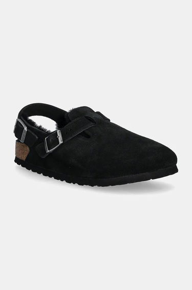 Кецове и обувки Birkenstock Tokio Suede Slippers Черно | 1028328, 0