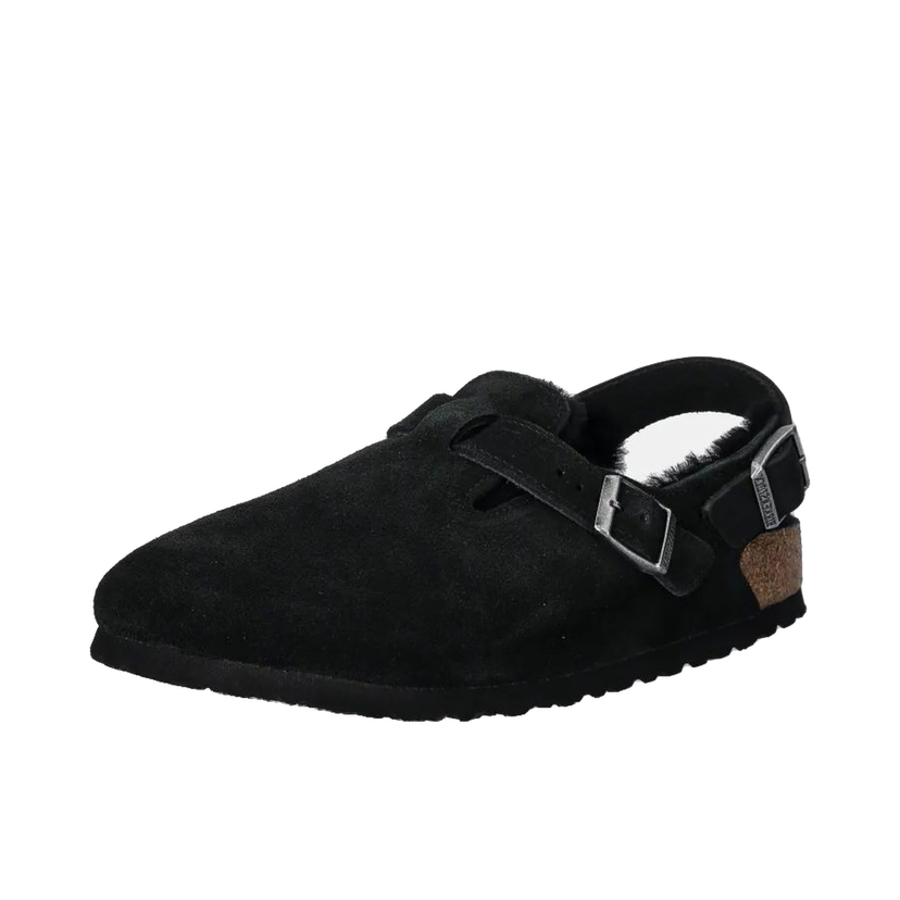 Кецове и обувки Birkenstock Tokio Suede Slippers Черно | 1028328