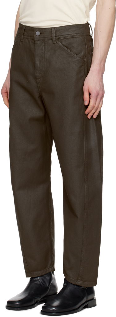 Панталони LEMAIRE Lemaire Twisted Workwear Pants Зелено | PA1102 LD1030, 3